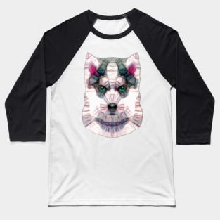 abstract husky puppie Baseball T-Shirt